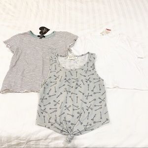 Lot of 3 - Brand New Crop Tops